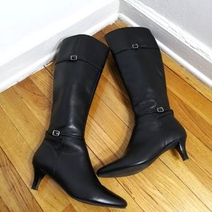 Cole Haan Tall High Heel Black Boot US 5B